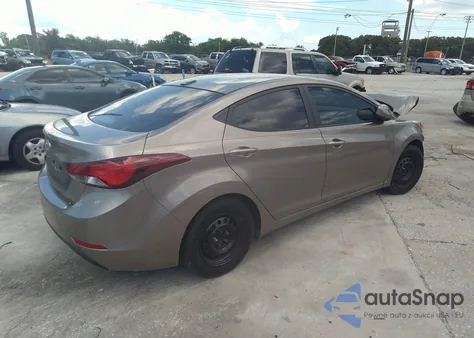 2016 Hyundai Elantra Se из США, поврежденный, VIN 5NPDH4AE3GH719476